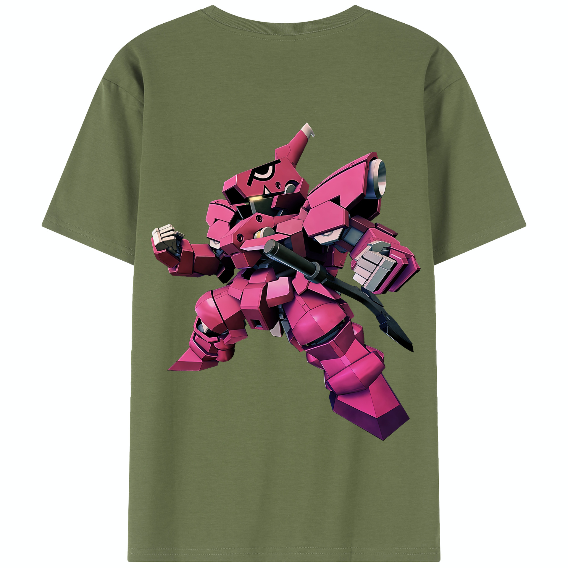 （画像用） 機動戦士ガンダム Mobile Suit Gundam 綿100％半袖Tシャツ（背面プリント）